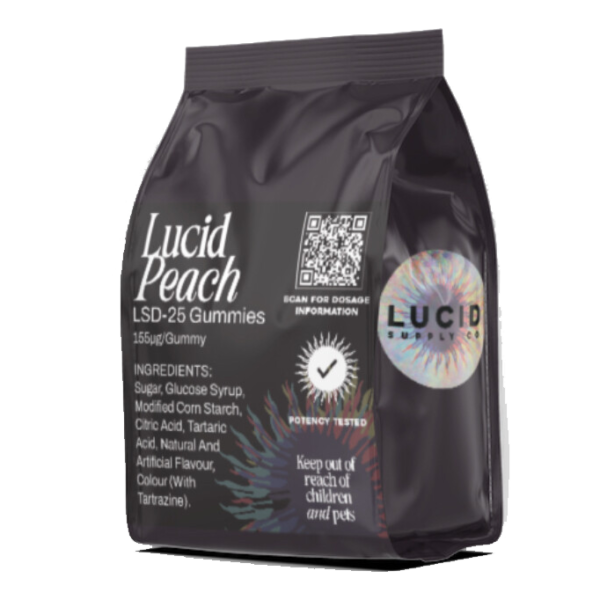 lucid peach lsd 25 gummies